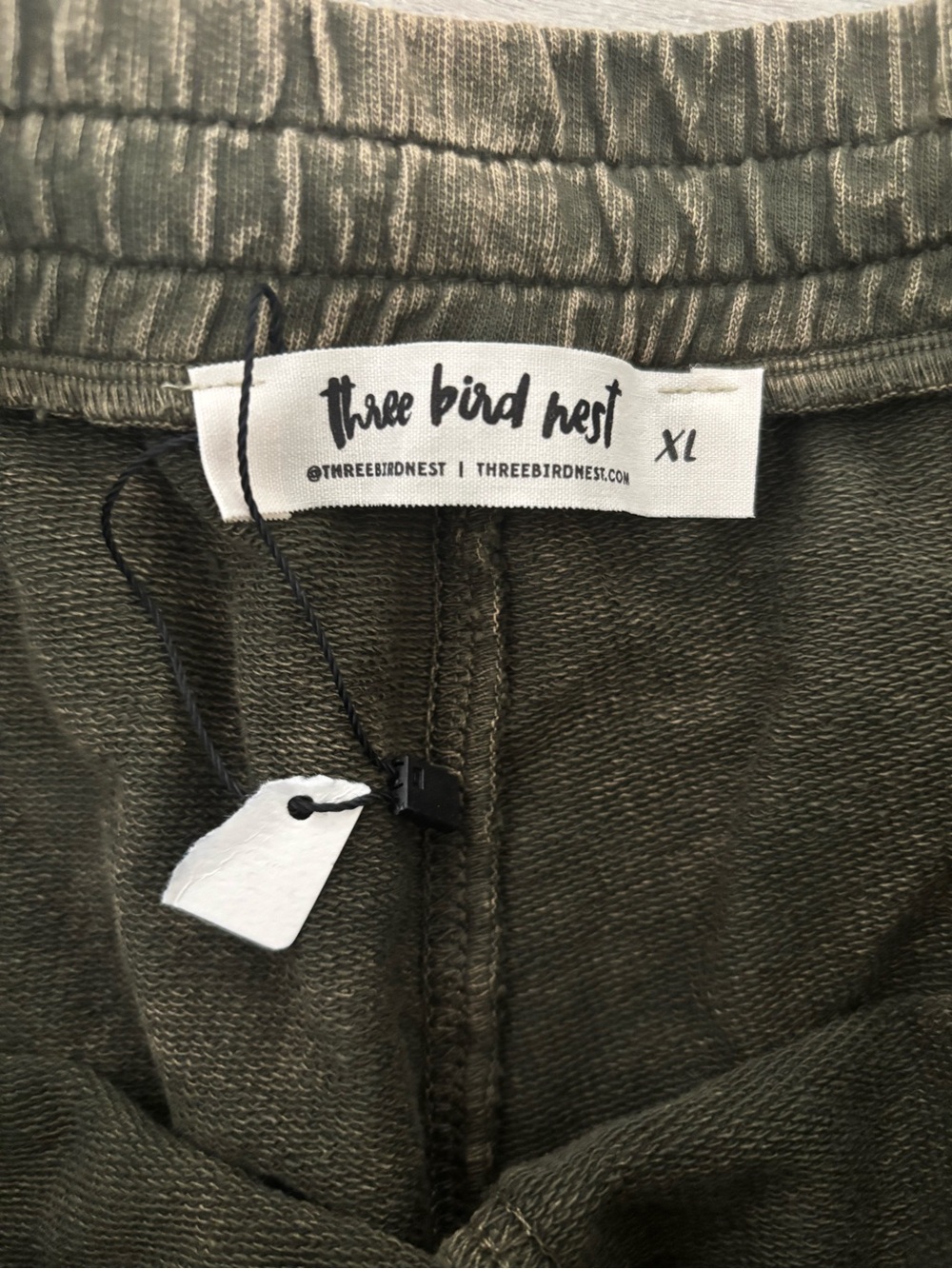 Three Bird Nest Relaxing Robin Wide Leg Pant New Olive Green sz XL - Picture 7 of 10